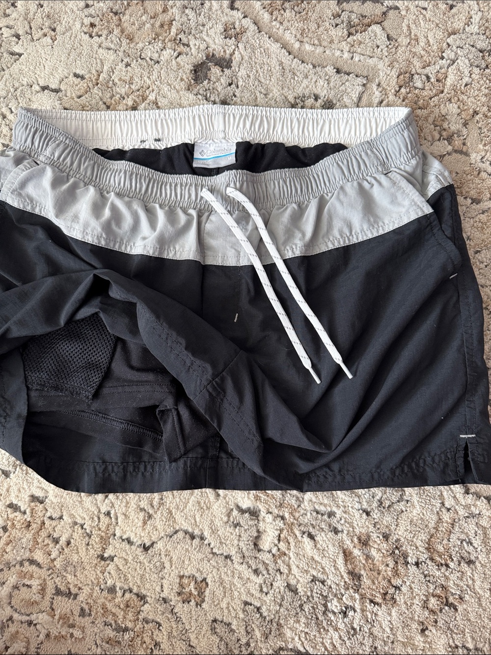 Columbia Black and Light Gray Women's Skort
